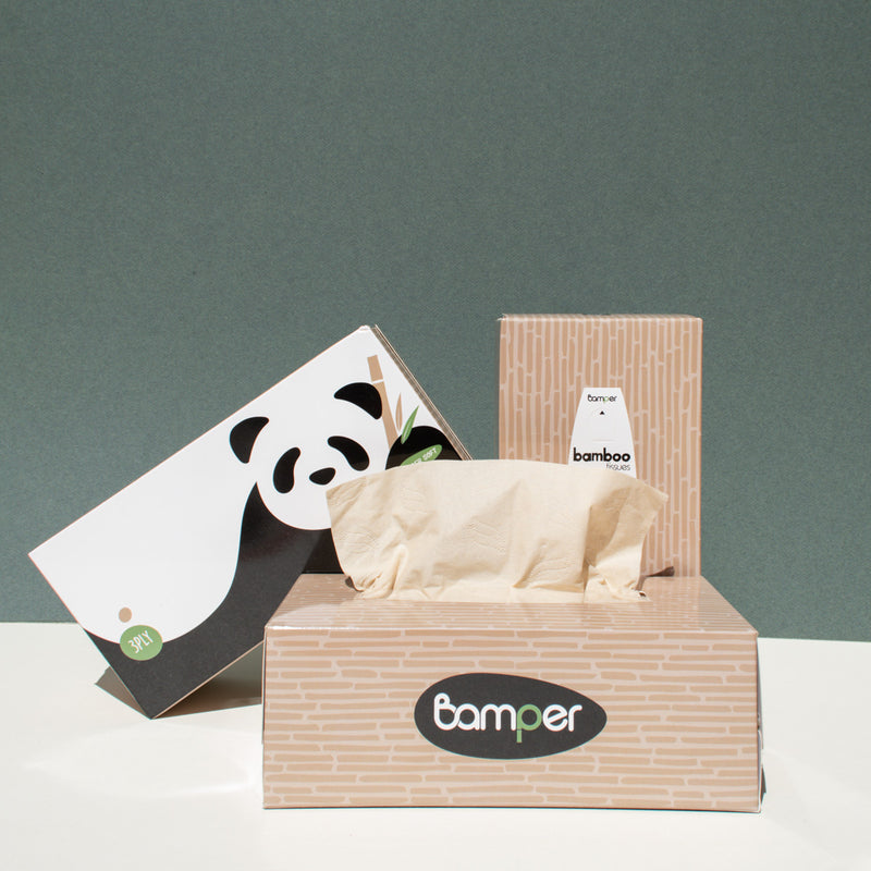 Bamper Pack - 100% Bamboo Toilet Paper & Tissues
